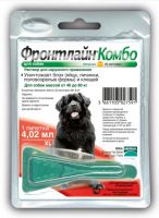 Фронтлайн Комбо (Frontline Combo) для собак 40-60кг 4,02мл ― Зоомагазин "Четыре лапы"
