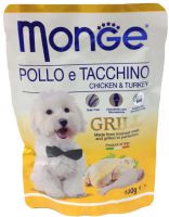 Monge Dog Grill Pouch (курица с индейкой) ― Зоомагазин "Четыре лапы"