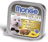 Monge Dog Fresh (паштет с курицей) ― Зоомагазин "Четыре лапы"