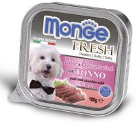 Monge Dog Fresh (паштет с тунцом) ― Зоомагазин "Четыре лапы"