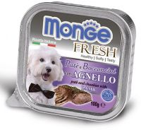 Monge Dog Fresh (паштет с мясом ягненка) ― Зоомагазин "Четыре лапы"